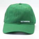 Casquette verte unisexe ajustable betamons en coton