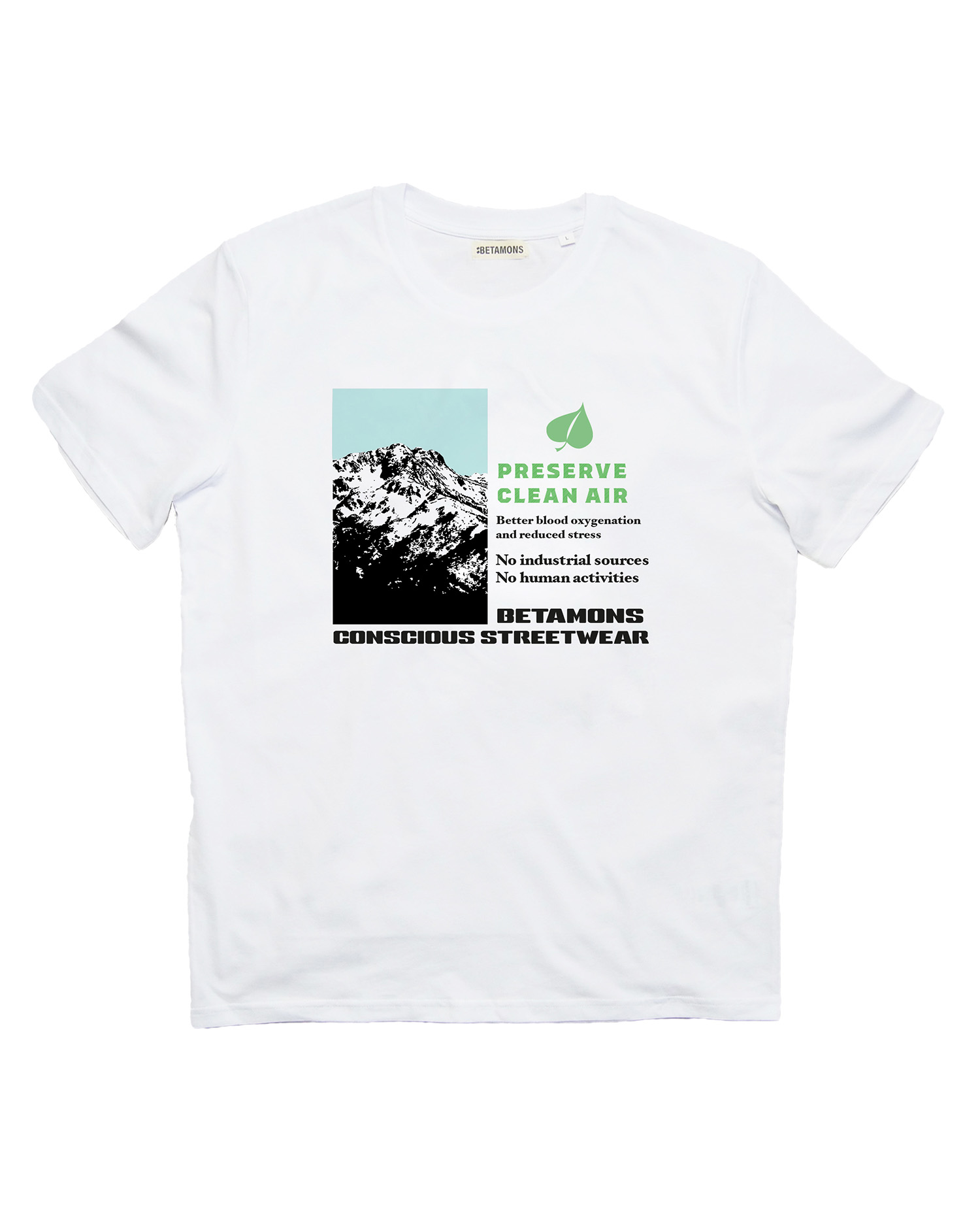 preserve clean air - T-shirt coton biologique